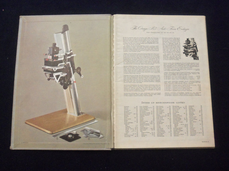 1949 MONTGOMERY WARD PHOTOGRAPHIC CATALOG - HARDCOVER - R 96O