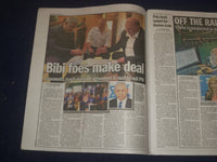 2021 JUNE 3 NEW YORK DAILY NEWS NEWSPAPER - NETANYAHU OPPONENTS TO OUST HIM