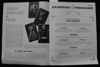 1938 APRIL DER PAPAGEI PROGRAMM ZEITSCHRIFT PROGRAM - GERMAN - K 2280