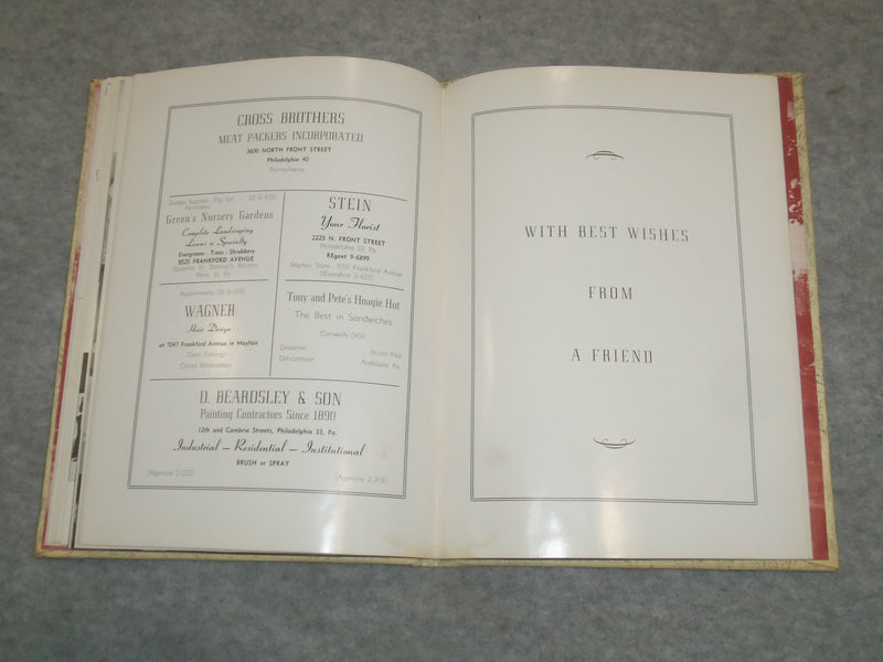 1955 CONVENT OF THE SACRED HEART YEARBOOK - TORRESDALE, PENNSYLVANIA - YB 2075