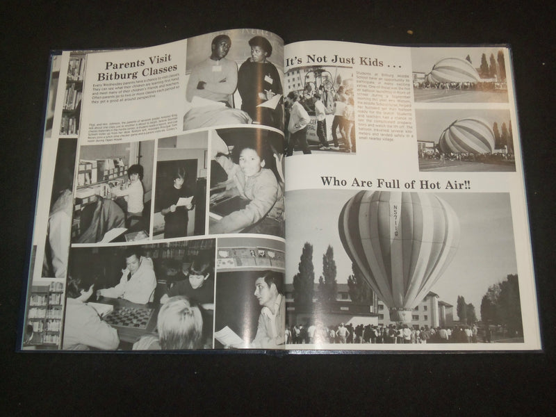 1985-1986 BITBURG MIDDLE SCHOOL YEARBOOK- RHINELAND-PALATINATE, GERMANY- YB 2111