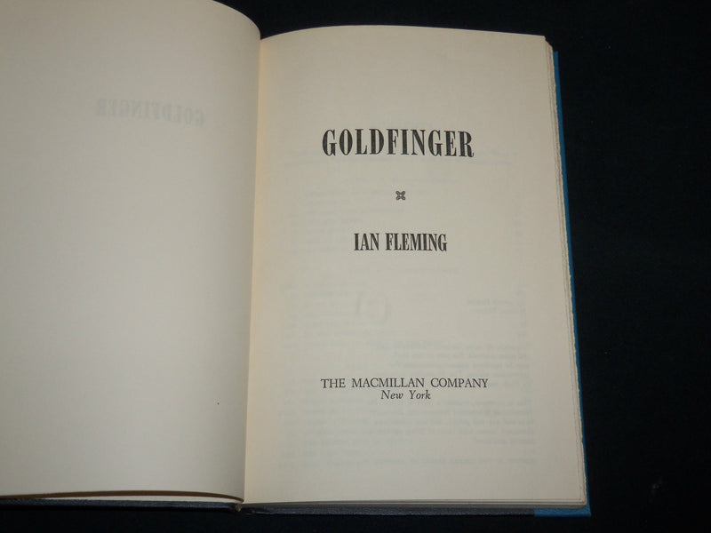 1959 GOLDFINGER HARDCOVER BOOK BY IAN FLEMNIG - KD 7284