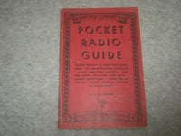 1936 POCKET RADIO GUIDE - N.H. LESSEM - J 6341