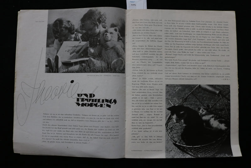 1938 APRIL DER PAPAGEI PROGRAMM ZEITSCHRIFT PROGRAM - GERMAN - K 2280