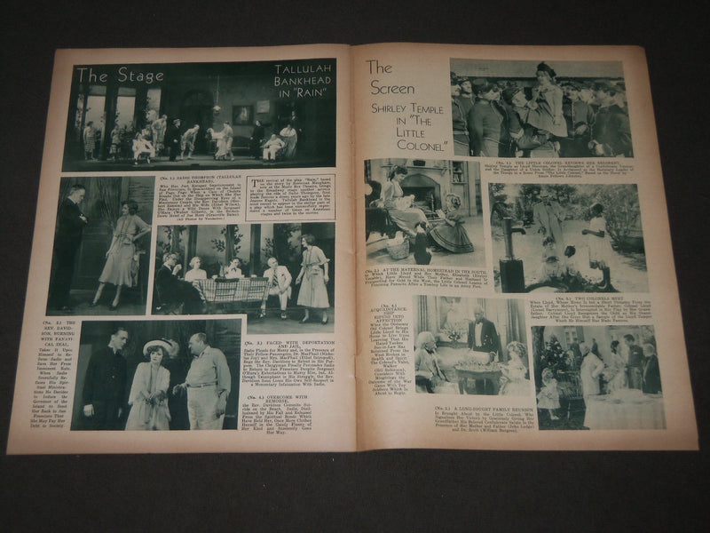 1935 MAR 9 MID-WEEK PICTORIAL MAGAZINE SECTION - GABLE-COLBERT - RUTH - J 3195