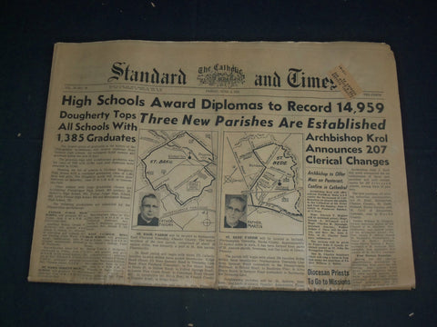 1965 JUN 4 THE CATHOLIC STANDARD AND TIMES NEWSPAPER-PARISHES ESTABLISHED-NP3390