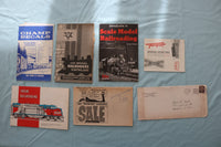 1950'S-1960'S MODEL RAILROAD EPHEMERA - LOT OF 7 - K 3319