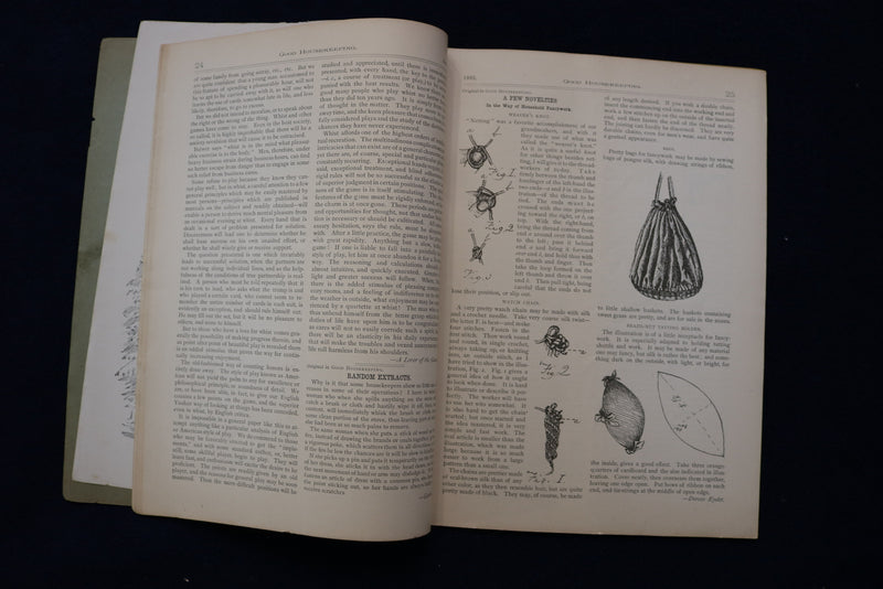 1892 JANUARY GOOD HOUSEKEEPING MAGAZINE - ILLUSTRATED COVER & STORIES - E 11730