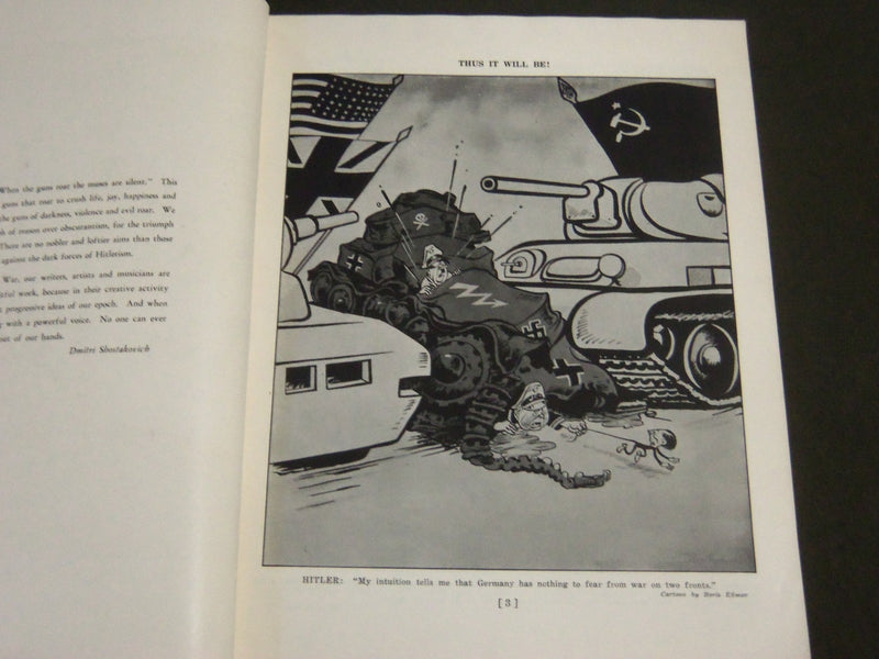 1943 SOVIET ART IN WARTIME SOFTCOVER BOOK - GREAT PHOTOS - I 1222