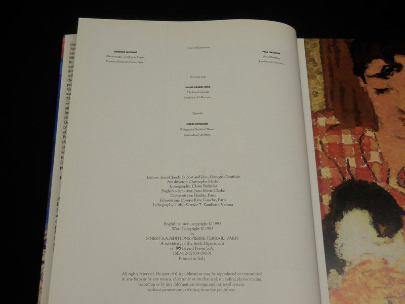 1995 GAUGUIN AND THE NABIS SOFTCOVER BOOK BY ARTHUR ELLRIDGE - PHOTOS - I 1983