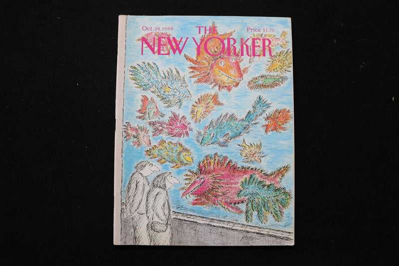 1988 OCTOBER 24 NEW YORKER MAGAZINE - GREAT ILLUSTRATED COVER - NY 3308