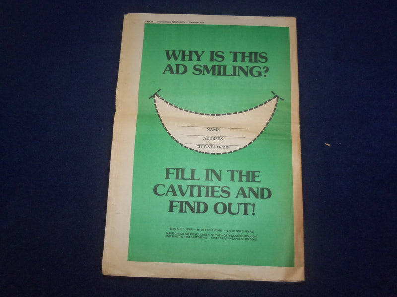 1978 DEC NORTHLAND COMPANION NEWSPAPER - EX-COP KILLS MILK & MOSCONE - NP 6869