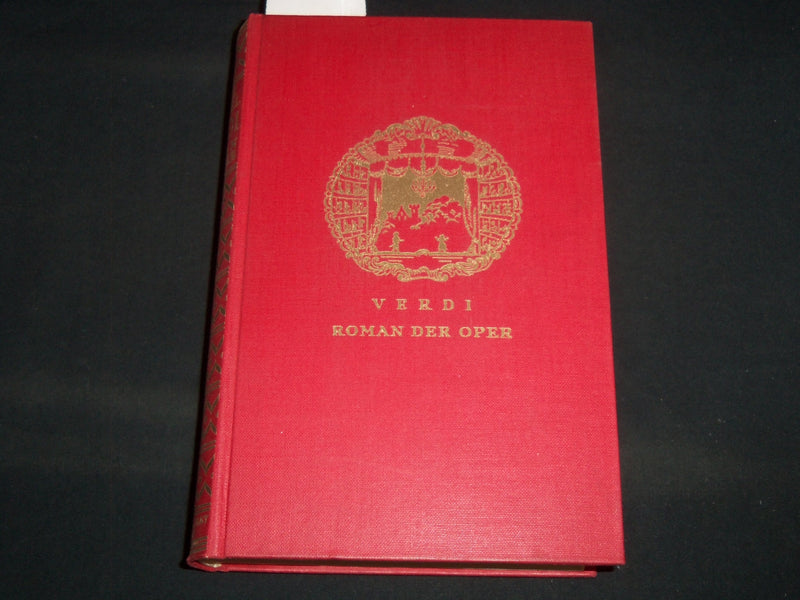1930 VERDI ROMAN DER OPER BOOK BY FRANZ WERFEL - KD 5634B