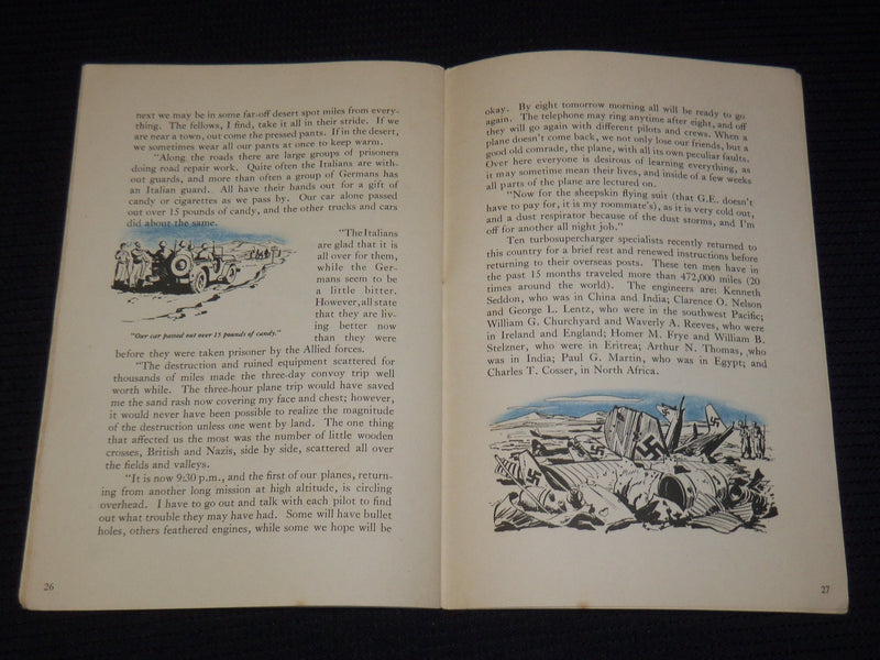 1943 THEY'RE TURBOSUPERCHARGED BOOK PUB. BY G. E. - SANFORD A. MOSS - K 164