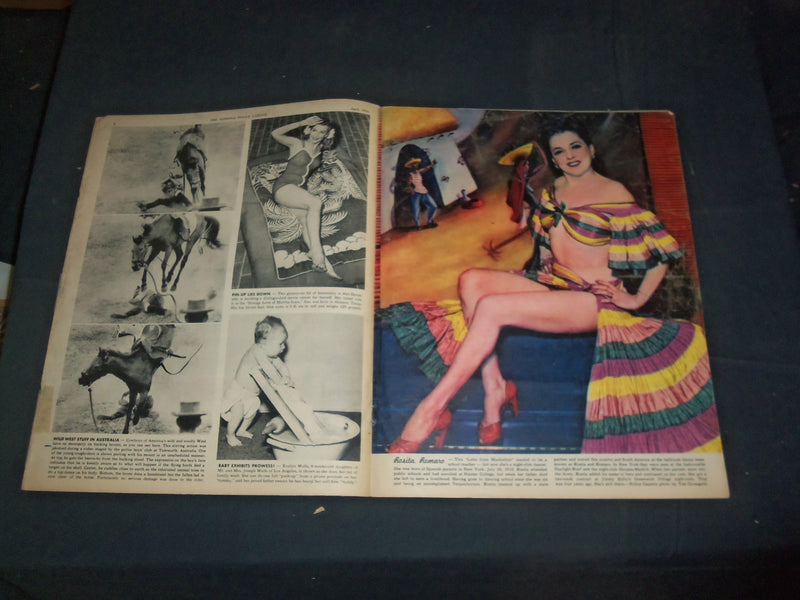 1946 APRIL THE NATIONAL POLICE GAZETTE MAGAZINE - RITA HAYWORTH - ORSON - B 5922
