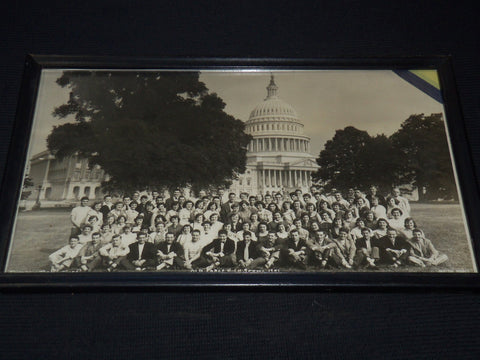 1951 OLD FORGE HIGH SCHOOL CLASS PHOTO - FRAMED - 21x13 - #207