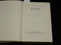 1925 DER KOPF HARDCOVER BOOK BY HEINRICH MANN - GERMAN - KD 7421