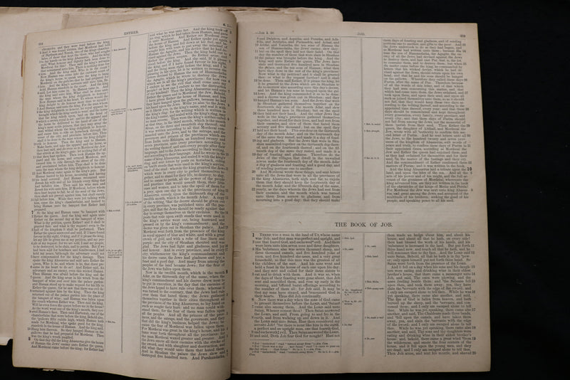 1885 THE OLD TESTAMENT IN 4 PARTS - HARPERS' - SOFTCOVER - K 2418