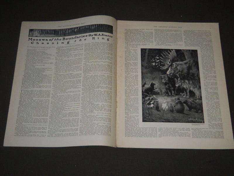 1900 SEPTEMBER 1 THE SATURDAY EVENING POST MAGAZINE - ILLUSTRATED COVER - SP 599
