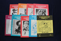 1985-1993 CARTOONIST PROFILES MAGAZINE - LOT OF 9 - O 3596