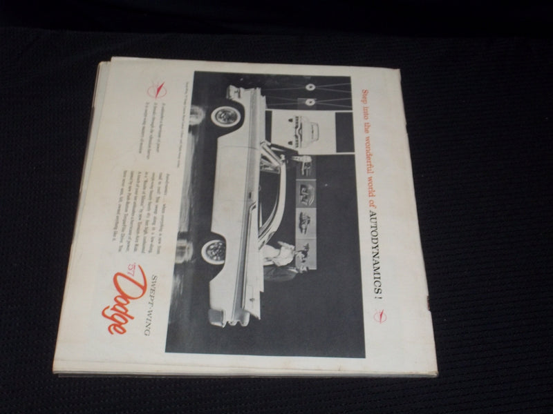 1956 LAWRENCE WELK ALBUM MAGAZINE - BEHIND THE SCENES FRONT COVER - E 4844