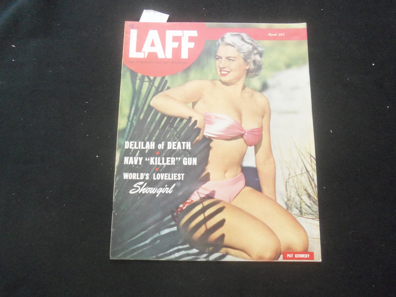 1950 APRIL LAFF MAGAZINE - PAT KENNEDY COVER - MARY BROWN INSIDE - J 7783
