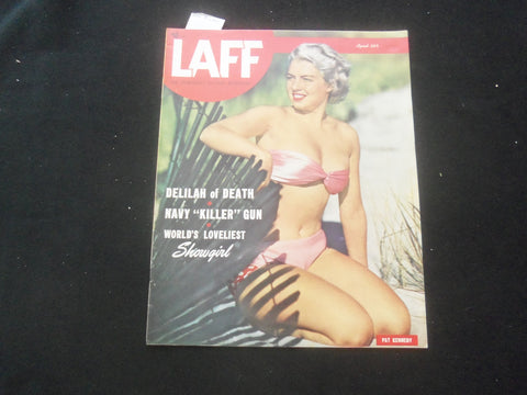 1950 APRIL LAFF MAGAZINE - PAT KENNEDY COVER - MARY BROWN INSIDE - J 7783