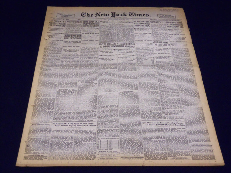 1930 JULY 28 NEW YORK TIMES - FRENCH KEEP DAVIS CUP - NT 3886
