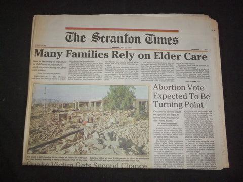1997 MAY 12 THE SCRANTON TIMES NEWSPAPER -MANY FAMILIES RELY ELDER CARE- NP 8367