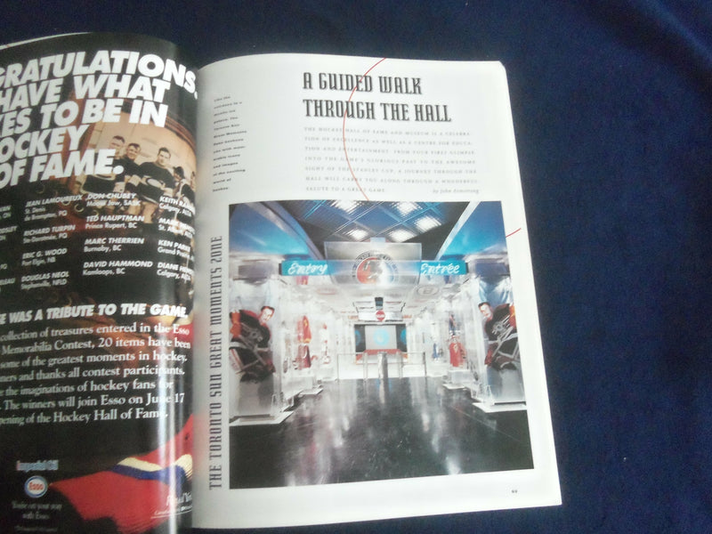 1993-1994 HOCKEY HALL OF FAME YEARBOOK - F 254A