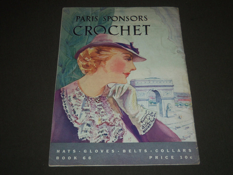 1935 PARIS SPONSORS CROCHET BOOK NO. 6 - NICE PHOTOS - J 2306