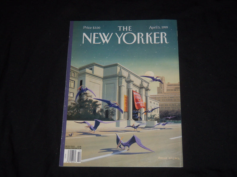 1999 APRIL 5 THE NEW YORKER MAGAZINE - ILLUSTRATED COVER - NY 1859