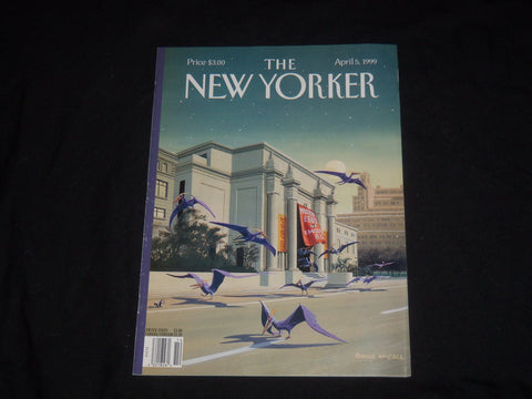 1999 APRIL 5 THE NEW YORKER MAGAZINE - ILLUSTRATED COVER - NY 1859