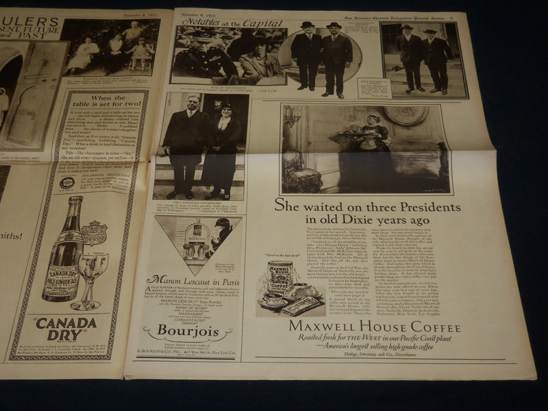 1925 NOV 8 SAN FRANCISCO CHRONICLE ROTO SECTION - PETS OF THE STARS - NP 5101