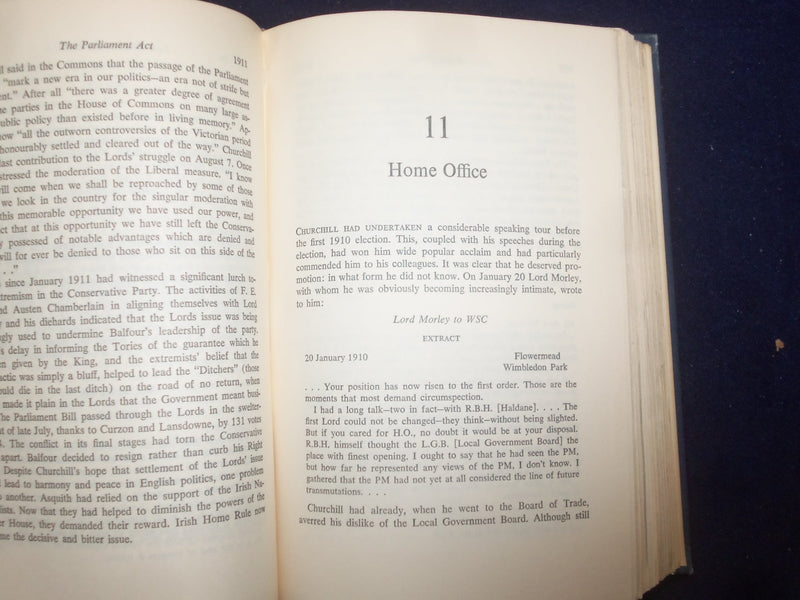 1966-67 WINSTON CHURCHILL HARDCOVER BOOKS-VOLS I & II-RANDOLPH CHURCHILL-KD 8766