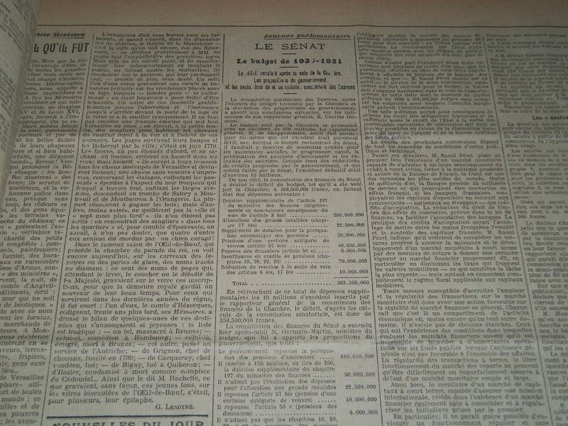 1930 JANUARY-MARCH LE TEMPS FRENCH NEWSPAPER BOUND VOLUME - VB 4