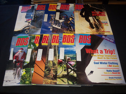 1994 BDS CYCLE MAGAZINE LOT OF 11 ISSUES - NICE COVERS & PHOTOS - O 317B