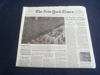 2022 FEBRUARY 3 NEW YORK TIMES - U.S. WON'T BOW TO RUSSIA OVER WHO CAN JOIN NATO