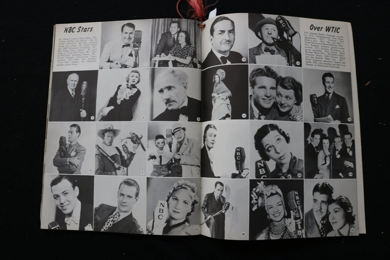 1939 WTIC HARTFORD, CT RADIO PERSONALITIES PROMO BOOK - SOFTCOVER - K 1871