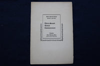 1921 STATE NORMAL SCHOOL COMMENCEMENT SOFTCOVER BOOKLET - ONEONTA, NY - K 923