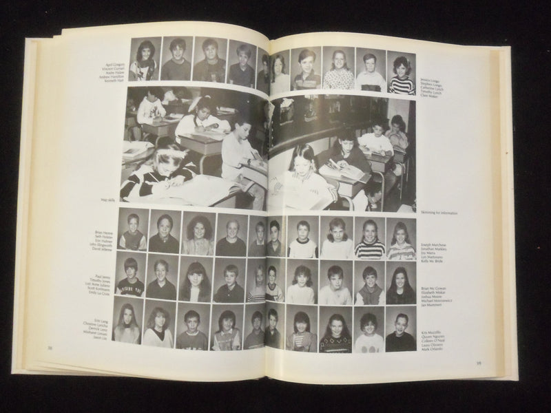 1989 IMPRESSIONS PEQUANNOCK VALLEY SCHOOL YEARBOOK- POMPTON PLAINS, NJ - YB 3167