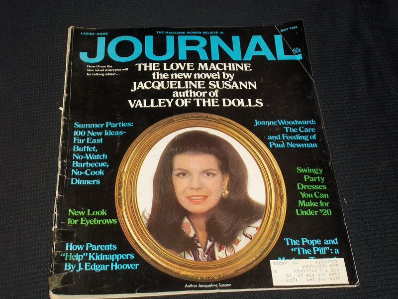 1969 MAY LADIES' HOME JOURNAL MAGAZINE - JACQUELINE SUSANN FRONT COVER - E 4461