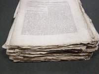 1816-1817 THE NEW-YORK WEEKLY MUSEUM MAGAZINE LOT OF 17 ISSUES - WR 105I