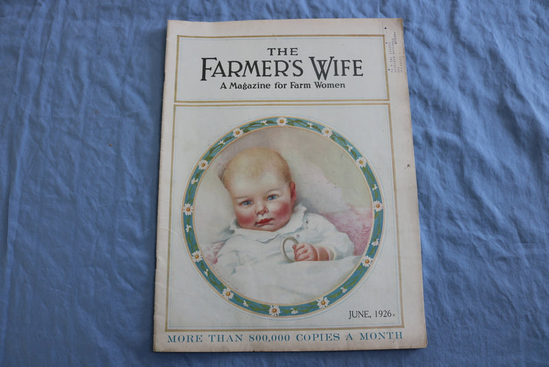 1926 JUNE THE FARMER'S WIFE MAGAZINE - ILLUSTRATIONS/STORIES/ADS - SP 4784F