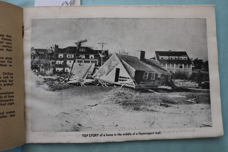 1944 SEPTEMBER 14 HURRICANE SOFTCOVER BOOK - NEW BEDFORD & HYANNIS, MA - K 3434
