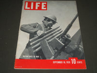 1939 SEPTEMBER 18 LIFE MAGAZINE - BRITISH SOLDIER COVER - L 148