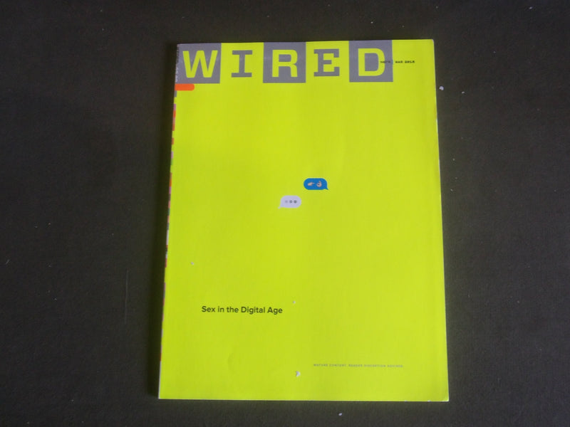 2015 MARCH WIRED MAGAZINE - SEX IN THE DIGITAL AGE COVER - B 5341P