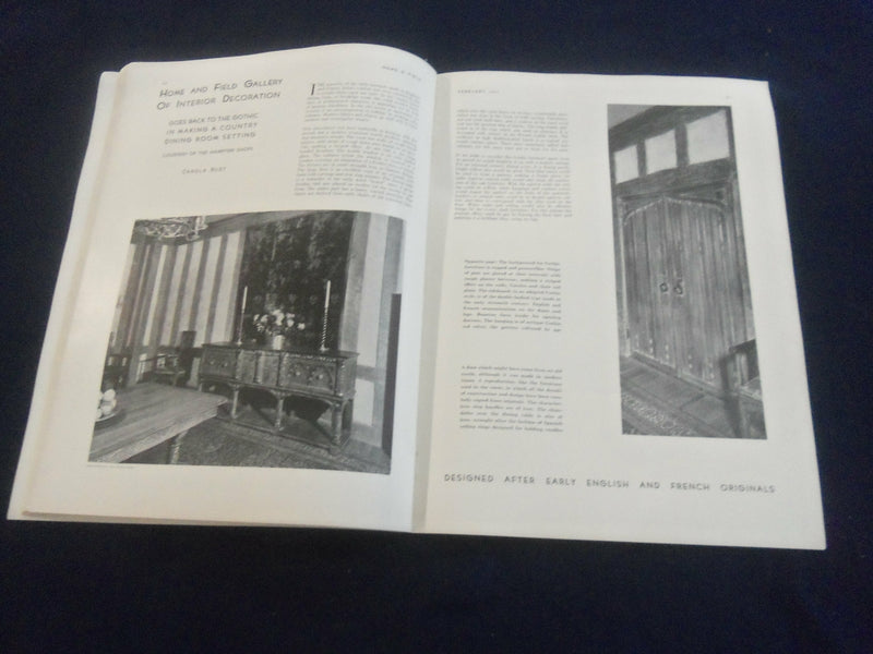 1931 FEBRUARY HOME & FIELD MAGAZINE - GREAT PHOTOS, STORIES & ADS - SP 1223U