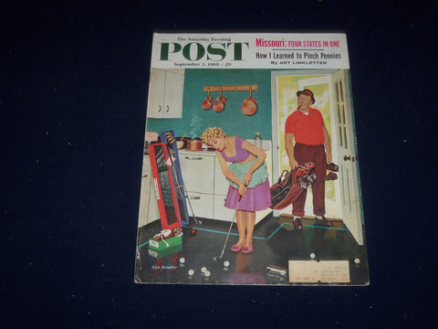 1960 SEPTEMBER 3 THE SATURDAY EVENING POST MAGAZINE - ILLUSTRATED COVER- SP 5735