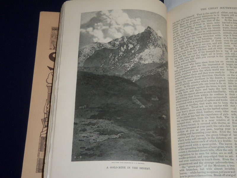 1902 JUNE THE CENTURY MAGAZINE - GREAT SOUTHWEST - MAXFIELD PARRISH - SP 2593